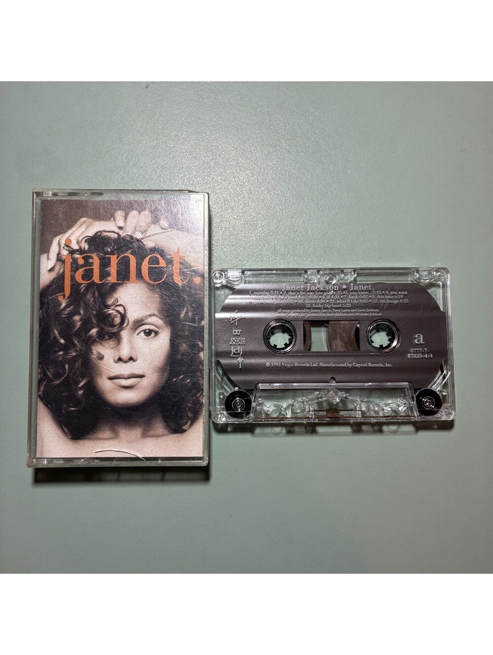 Vintage Janet Jackson janet. Cassette Tape 1993 Pop R&B